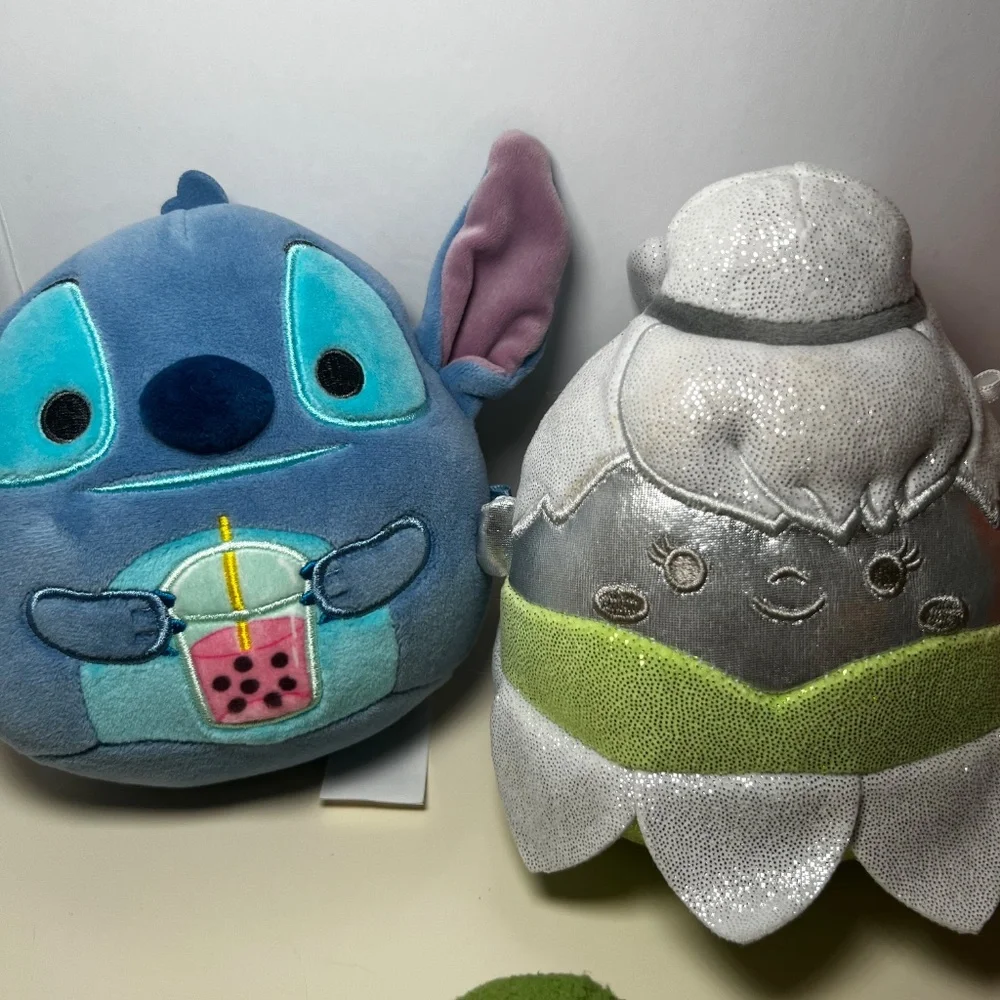 Lot of Assorted Disney Plush Tsum Squishmallow Stitch Tinkerbell Nemo Stuffies - Picture 4 of 6